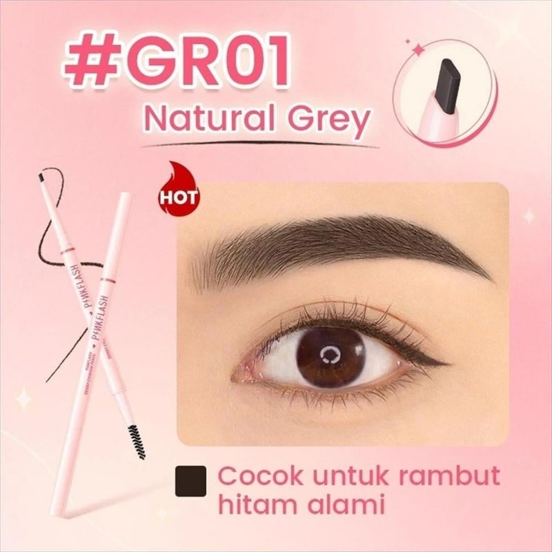 قلم حواجب دقيق لتحديد ورسم الحواجب Natural Grey 01